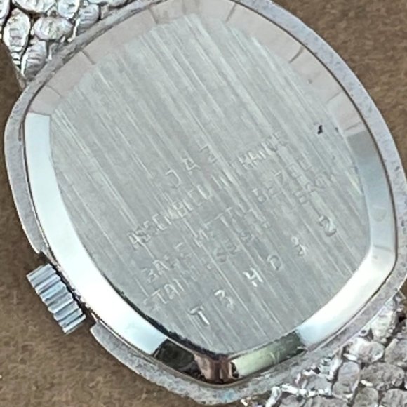 Vintage Jaz Paris French Designer Gold 18K White Gold Plated Watch - Picture 4 of 6